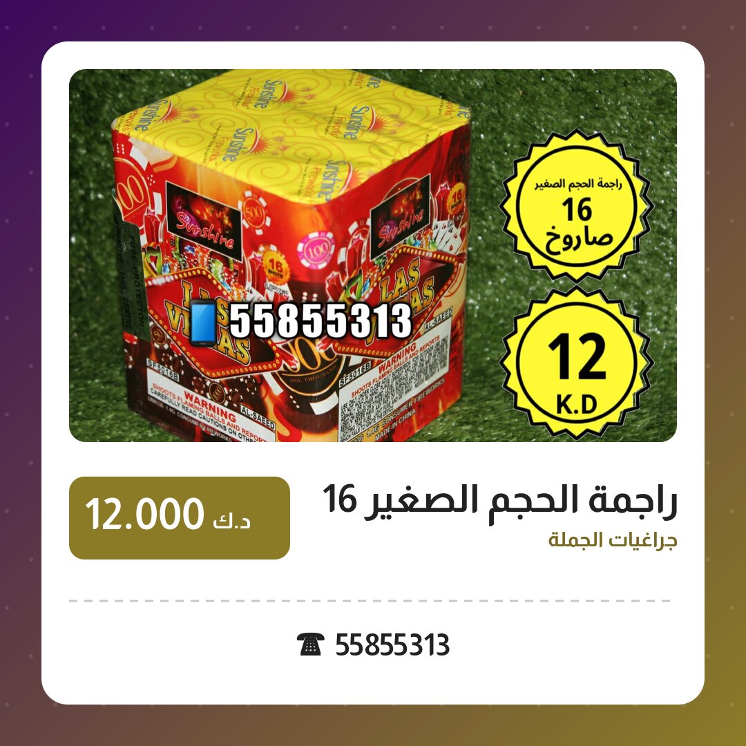 راجمة الحجم الصغير 16 صاروخ في الكويت — السعر والتفاصيل